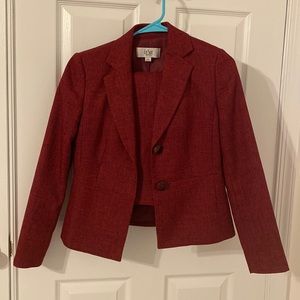 Le Suit Petite 2P 2 piece - Jacket and Skirt - Red suite